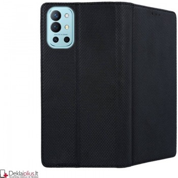 Telone atverčiamas dėklas - juodas (Oneplus 9R) Telone atverčiamas dėklas - juodas (Oneplus 9R)